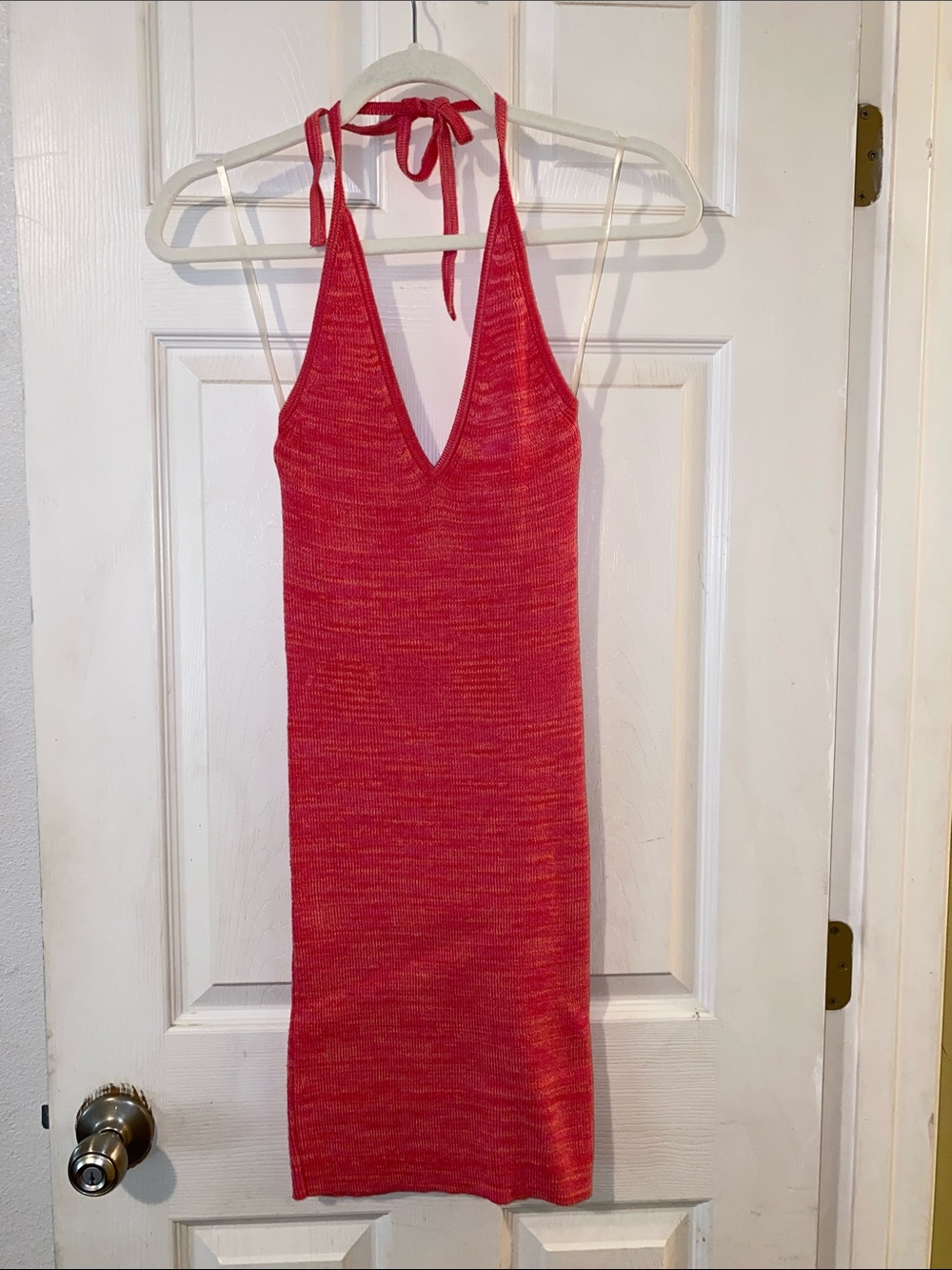 NWT Halter Beach Knit Mini Dress